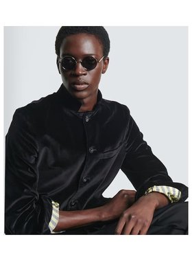 1h可退 潮奢 Celine 思琳 男士 圆形太阳眼镜 grey灰色 舒适时尚