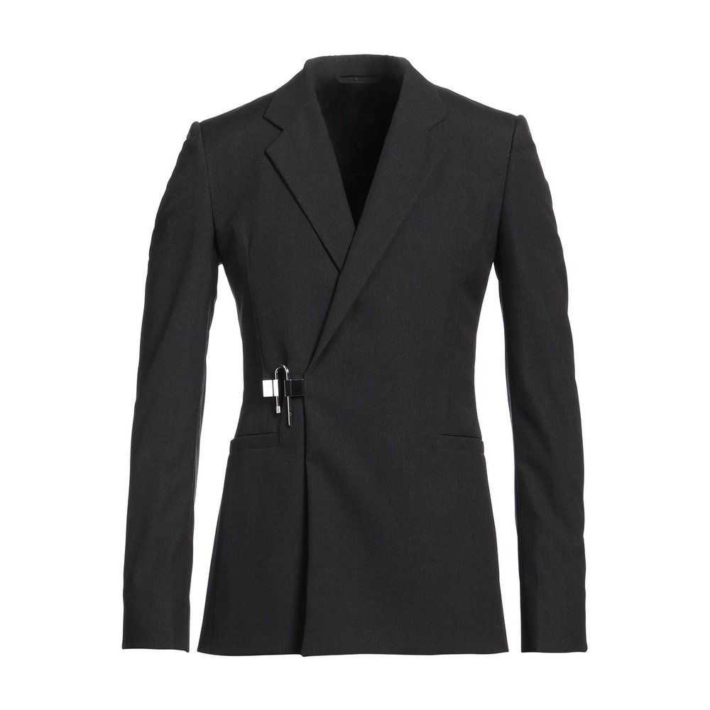 1h可退 香港直邮潮奢 Givenchy 纪梵希 男士 西装外套 grey灰色,淘宝优惠券,粉丝福利购,淘宝优惠卷