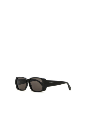ALAIA 女士眼镜 AA0082S001051 AW2024 黑色 几何框架太阳镜