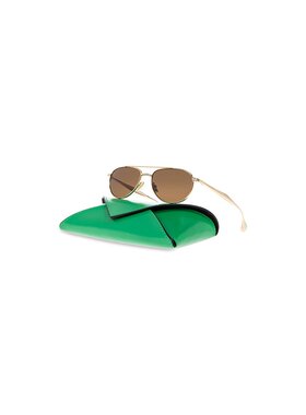 BOTTEGA VENETA 女士太阳镜 845791V44501251 CO 金色