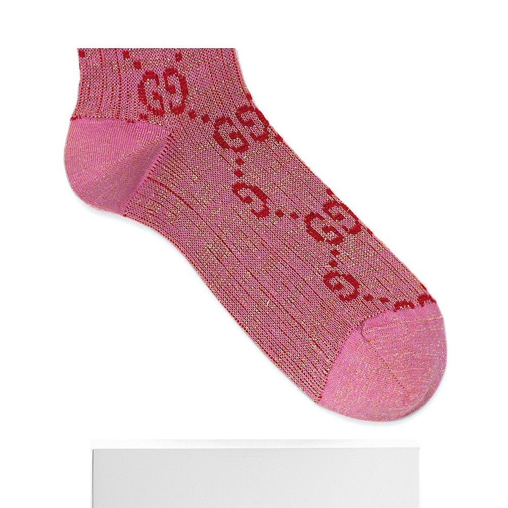 香港直邮gucci女士经典双g袜子 天猫国际香港直购短袜/打底袜/丝袜/美腿袜