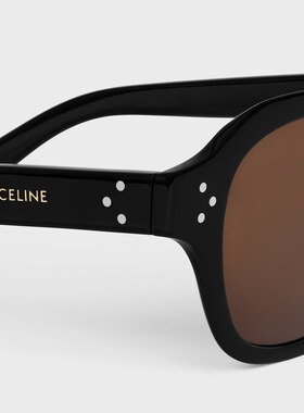 CELINE 女士太阳镜 4S326CPLB38NOBLACK SS2026 黑色