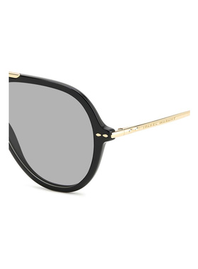 ISABEL MARANT 男士太阳镜 IM0162S2M2IR AW2025 黑色