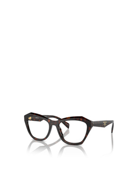 PRADA 女士眼镜 PRA20V17N1O1 SS2026 黑色 矩形平光镜