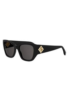 FENDI 女士眼镜 FE40220I01A CO 灰色 方形太阳镜