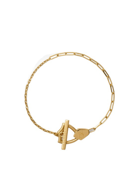 BURBERRY 女士手链手镯 81054191 AW2024 黄色 Shield 手链