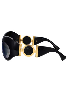 versace 范思哲 女士 INJECTED 黑色太阳眼镜 0VE4462GB16GGB16GG