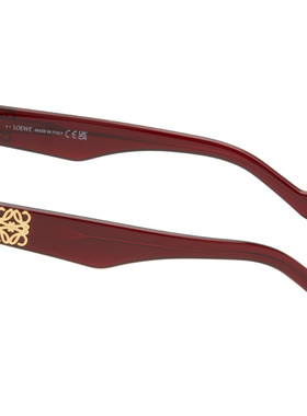 LOEWE 罗意威 男士 红色 Anagram 眼镜 LW50069I5106619233729934