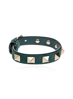 1h可退 VALENTINO 女士饰品 9W0J0X53CVBPVH AW2026 绿色 铆钉手