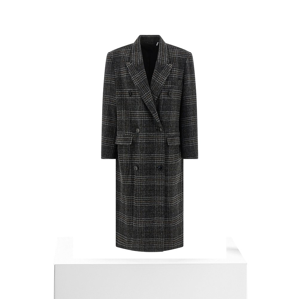 1h可退 潮奢 ISABEL MARANT 女士 'Lexana' 大衣 MA0285FAC3D02E0 - 图3