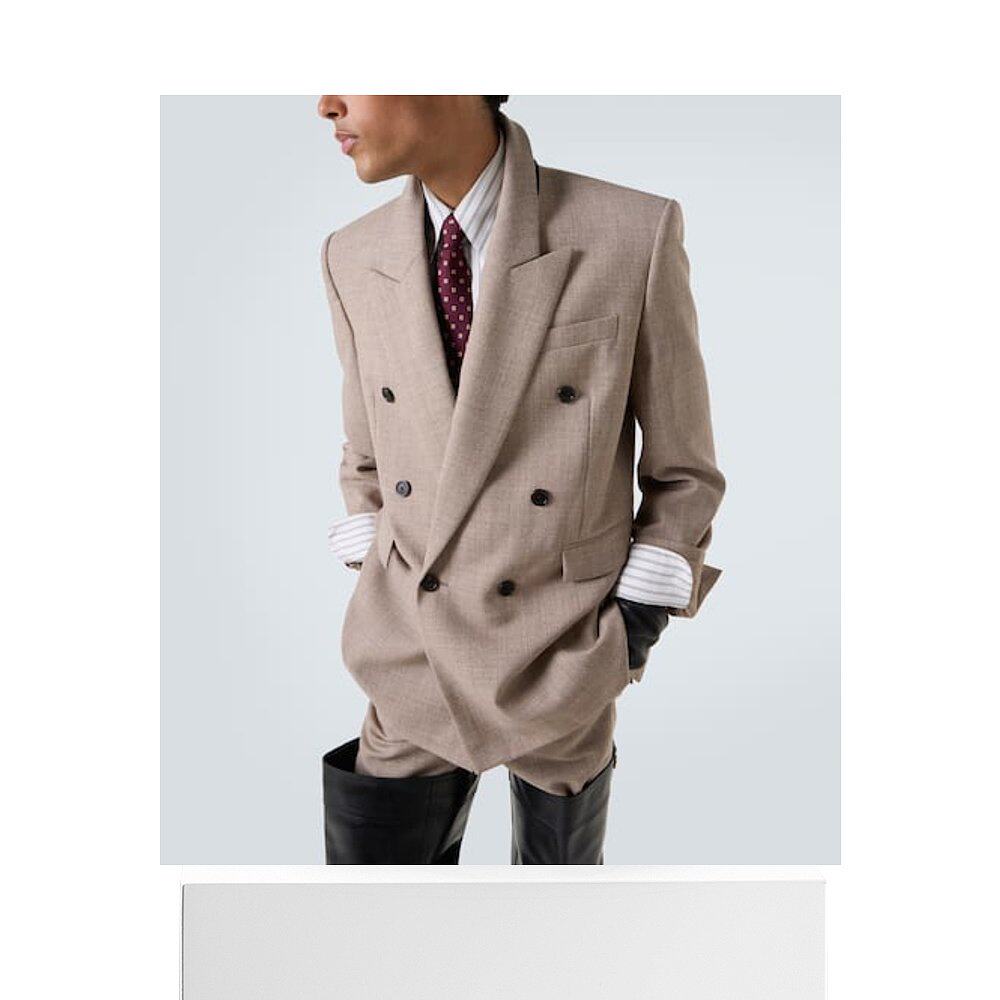 1h可退 香港直邮潮奢 Saint Laurent 圣罗兰 男士 羊毛西装外套,淘宝优惠券,粉丝福利购,淘宝优惠卷