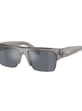 PRADA 男士眼镜 PRD12SU16Z30Z SS2026 灰色 徽标太阳镜