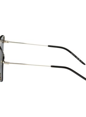 1h可退 潮奢 Saint Laurent 圣罗兰 女士 金色 SL 312 M 太阳镜 S