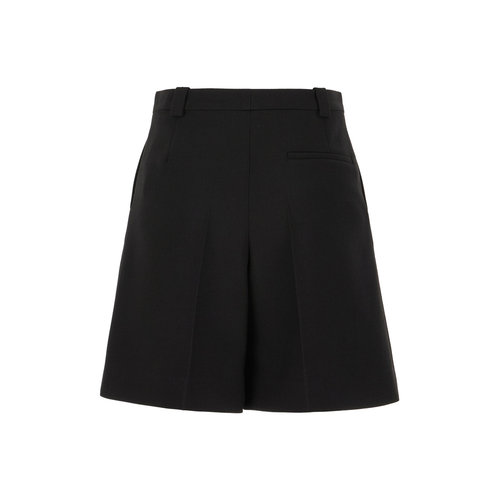CHLOÉ 女士短裤 CH25SSH07302001 SS2025 黑色 SHORTS - 图0