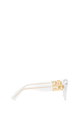 MIU MIU 女士眼镜 MU01VV2AZ1O1 CO 白色 Miu Miu MU 01VV clear