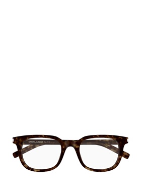 SAINT LAURENT 男士眼镜 SL840002 AW2025 棕色 全框平光镜