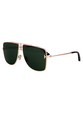 TOM FORD 女士眼镜 FT130728N SS2026 绿色 几何太阳镜