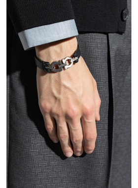 SALVATORE FERRAGAMO 男士手链手镯 770384BRGANPELLE785723RUTEN