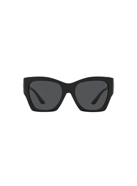 1h可退 VERSACE 女士眼镜 VE4452GB187 AW2025 黑色 徽标太阳镜