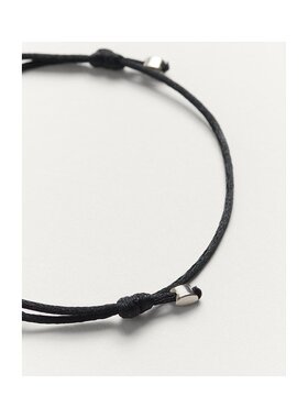 VALENTINO 男士手链手镯 YJ0S67ZWK0NO CO 黑色 徽标手链配饰