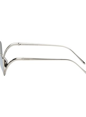 1h可退 潮奢 LOEWE 罗意威 男士 银色 Shooting Star 太阳镜 LW40