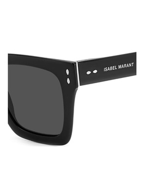 1h可退 ISABEL MARANT 男士太阳镜 IM0104S8079O SS2025 黑色