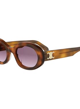 CELINE 女士眼镜 CL40194U53Z SS2026 棕色 全框太阳镜