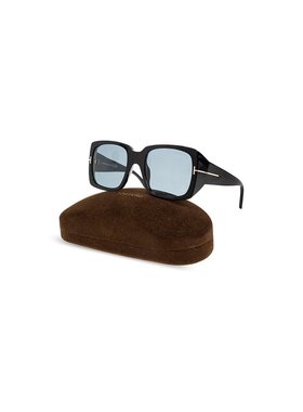 1h可退 TOM FORD 女士太阳镜 FT103505101V CO 黑色 Sunglasses