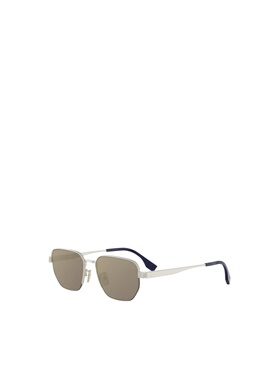 FENDI 男士眼镜 FE40196U57G AW2026 灰色 全框太阳镜