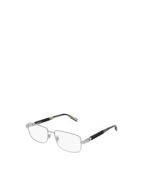 MONTBLANC 男士太阳镜 MB0034OMETAL005 AW2024 白色