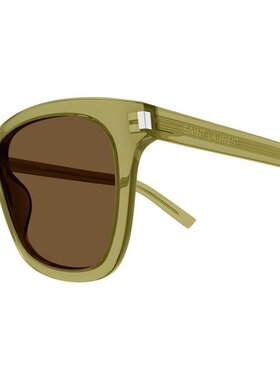 SAINT LAURENT 女士眼镜 SL716SLIM004 CO 绿色 徽标太阳镜