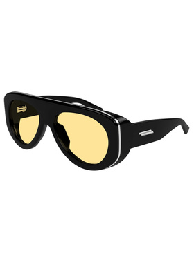 BOTTEGA VENETA 男士眼镜 BV1362S005 SS2026 黑色
