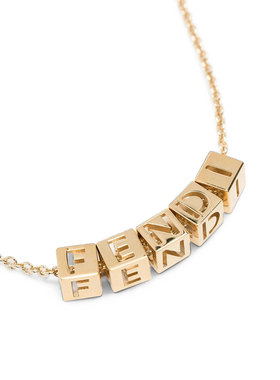 FENDI 女士项链 8AL588B08F1XA5 AW2026 金色 COLLANA FENDI FACE