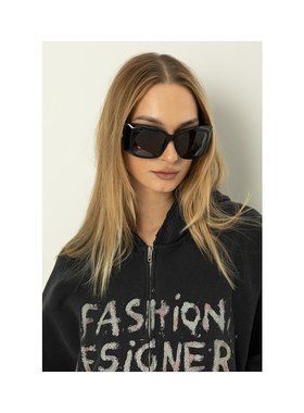 BALENCIAGA 女士太阳镜 830316T00391136 SS2025 黑色