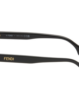 Fendi 芬迪 男士 黑色 Lettering 太阳镜 FE40185I5301N840126864