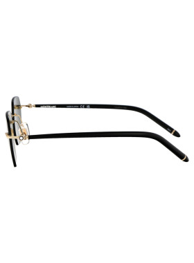 MONTBLANC 男士太阳镜 MB0270S001 AW2025 黑色 MB0270S
