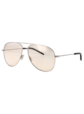 SAINT LAURENT 女士太阳镜 CLASSIC11072 SS2026 银色配饰