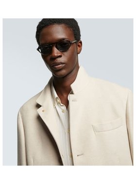 1h可退 潮奢 armani 阿玛尼 男士 圆形太阳眼镜 grey灰色 舒适时