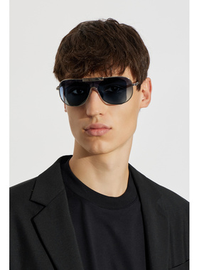 VERSACE 男士太阳镜 0VE22930100019 CO 银色 Sunglasses