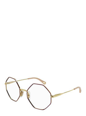CHLOÉ 男士太阳镜 CH0022O012 AW2023 白色 徽标眼镜