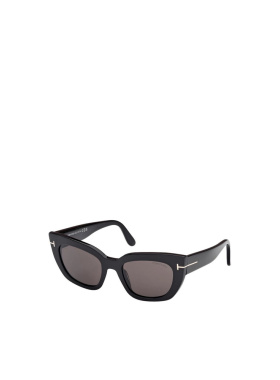 1h可退 TOM FORD 女士眼镜 FT11905301A5301A SS2025 黑色太阳镜