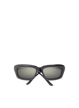 BALENCIAGA 男士眼镜 BB0385S003 SS2025 灰色巴黎世家太阳镜