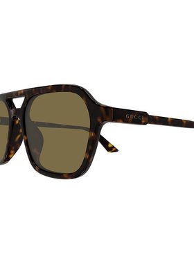 GUCCI 男士眼镜 GG1823SA002 SS2025 绿色 全框太阳镜古驰