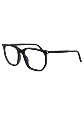 SAINT LAURENT 男士眼镜 SL802001 SS2026 黑色 全框平光镜