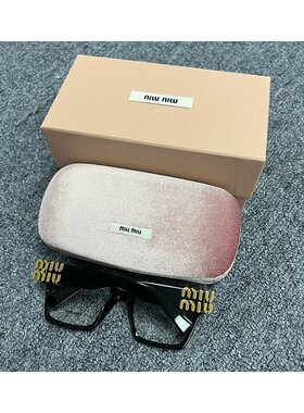 1h可退 奢淘 Miu Miu 徽标平光镜 女 MU04UV太阳镜