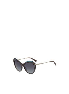 LONGCHAMP 女士眼镜 LO617S251 SS2022 灰色 徽标太阳镜配饰