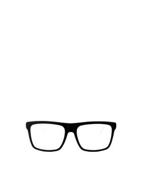 1h可退 GUCCI 女士眼镜 GG1117M6J SS2023 黑色 徽标细节平光镜