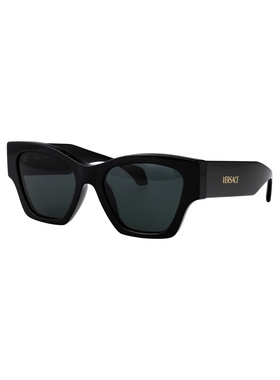 VERSACE 女士太阳镜 0VE4492UGB187 AW2025 黑色 0VE4492U