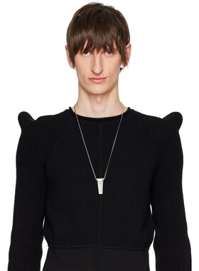 奢淘 Rick Owens Crystal Trunk 吊坠项链 男 RJ0000027MMTES2128
