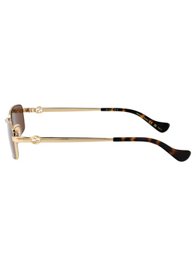 GUCCI 女士眼镜 GG1600S002 SS2025 绿色古驰太阳镜